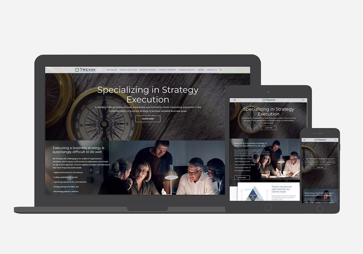 Trexin Consulting Website Development