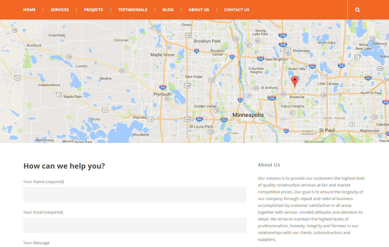 SMC Construction WordPress Website