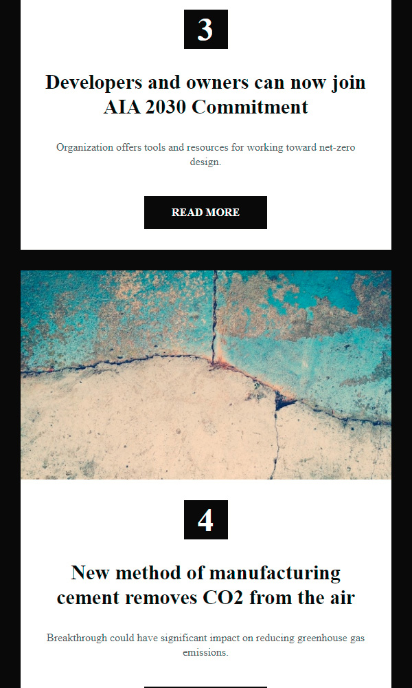 Building Design + Construction Daily 5 Email Newsletter