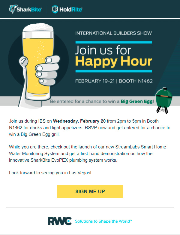 International Builders Show Email Blast