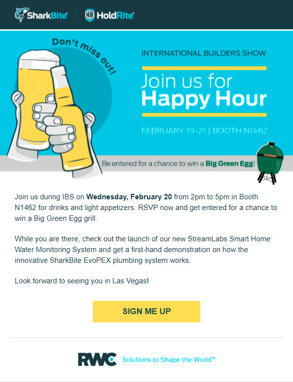 International Builders Show Email Blast