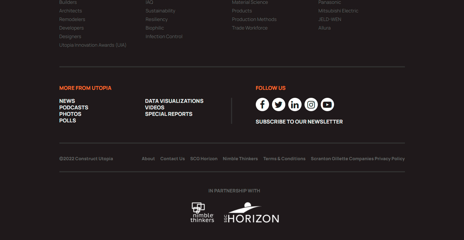 Construct Utopia Custom WordPress Website